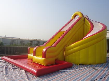 Kev Ua Lag Luam Dej Inflatable Swb Commercial Inflatable Water Slide