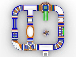 Inflatable Floats Water Park Rau Pas Dej