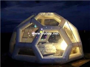 Inflatable Geodesic Dome Tsev pheebsuab rau Stargazing